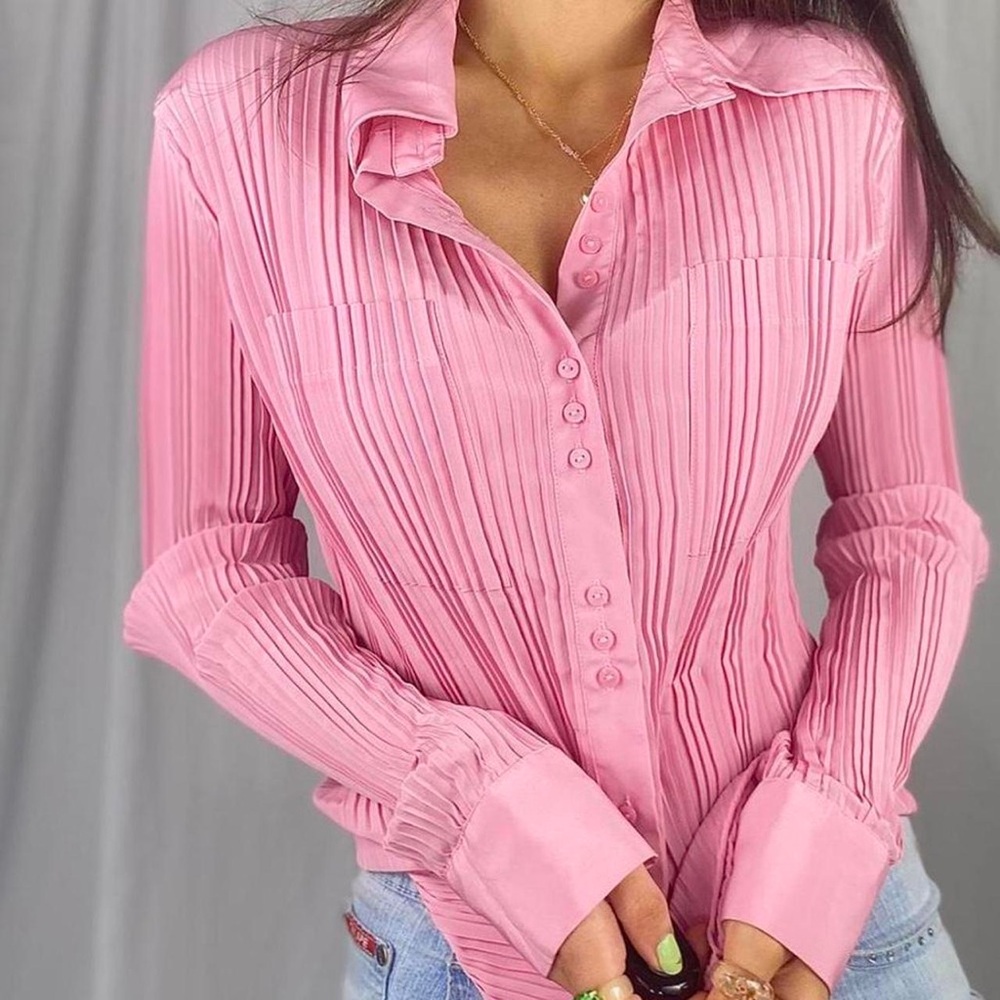 Per Una Pink Button Down Shirt